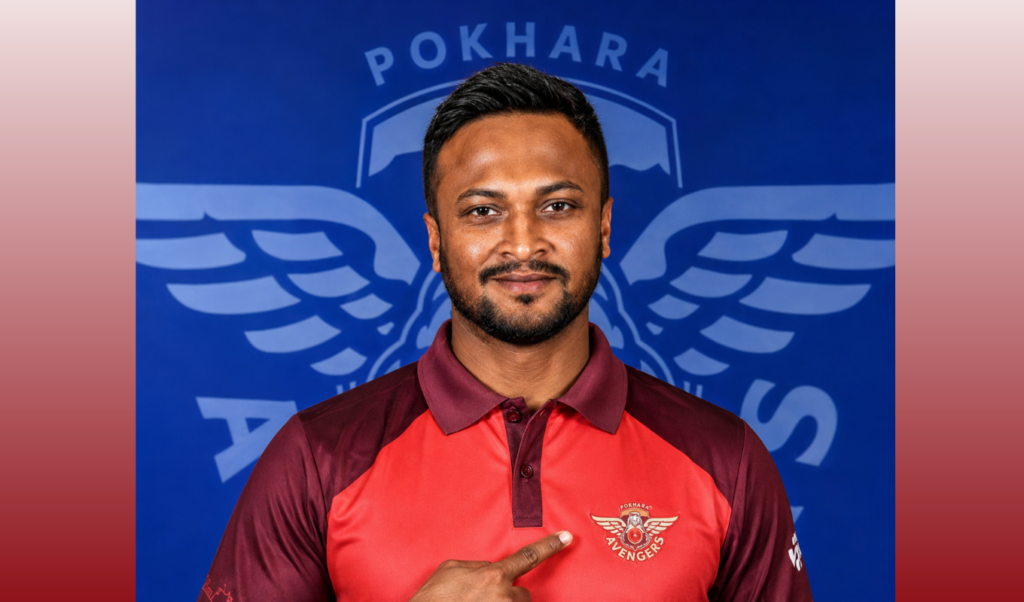 Shakib Al Hasan Signs for Pokhara Avengers in Nepal Premier League Shakib Al Hasan Signs for Pokhara Avengers in Nepal Premier League