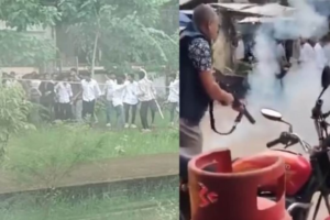 Ten Injured as Students Clash with Police over Exam Strictness