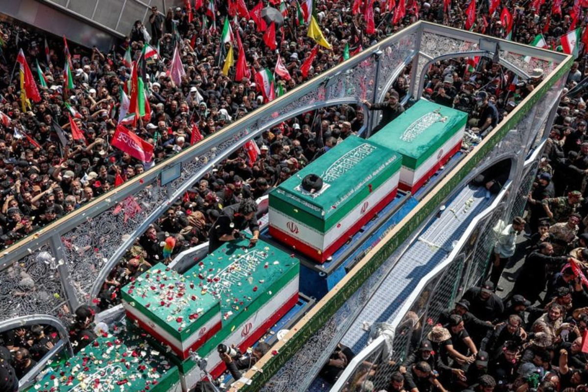 Thousands mourn Khamenei in Iraq before final burial in Mashhad