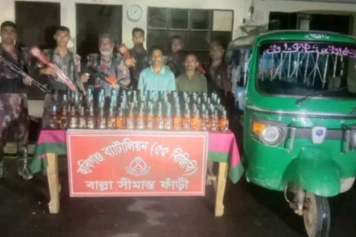 Three Arrested in Chunarughat contraband Liquor and Cannabis Seizures