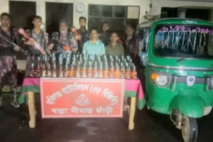 Three Arrested in Chunarughat contraband Liquor and Cannabis Seizures