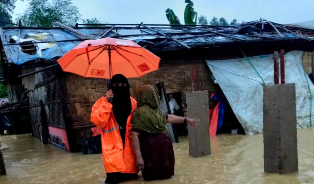 Torrential Rainfall and Landslides Displace Thousands of Rohingya Refugees Torrential Rainfall and Landslides Displace Thousands of Rohingya Refugees