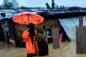 Torrential Rainfall and Landslides Displace Thousands of Rohingya Refugees