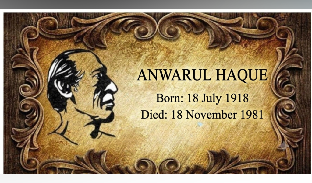 Tributes Paid to Anwarul Huq Pioneer of Modern Art Tributes Paid to Anwarul Huq, Pioneer of Modern Art