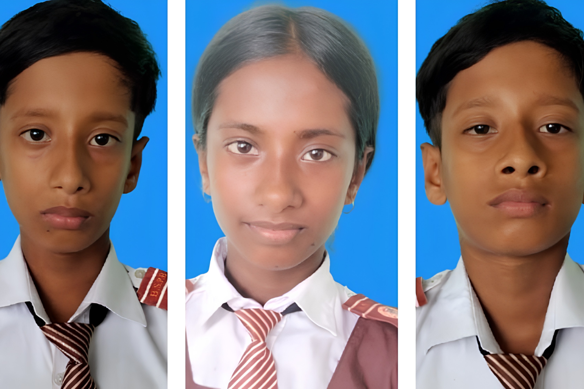 Triplet Siblings Secure Prestigious Primary Scholarships in Tangail