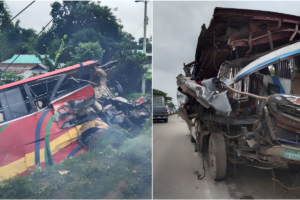 Two Dead and Twenty Injured in Habiganj Head-On Bus Crash