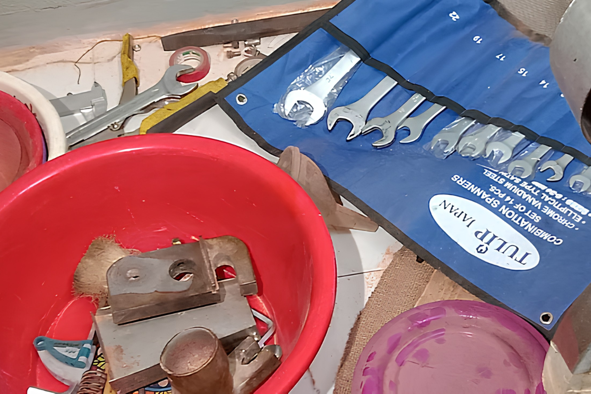 Clandestine Meth Factory Exposed Under Paint Unit Cover In Keraniganj