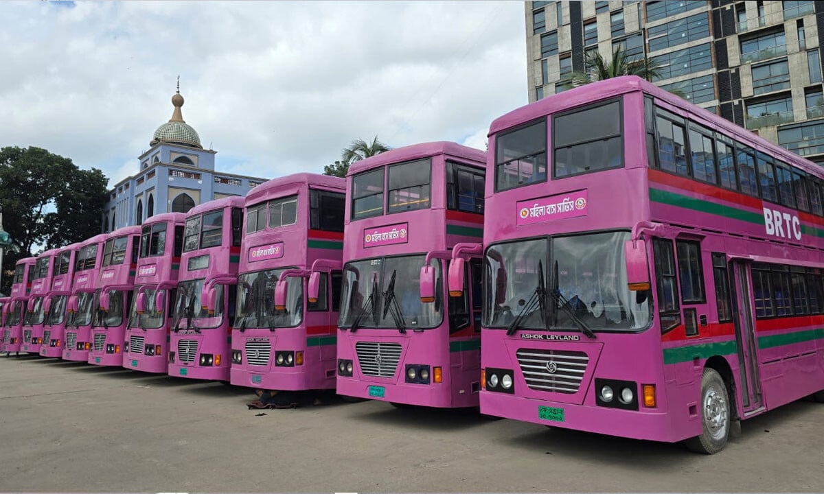 Dhaka Set to Launch Women-Only Pink Bus Service