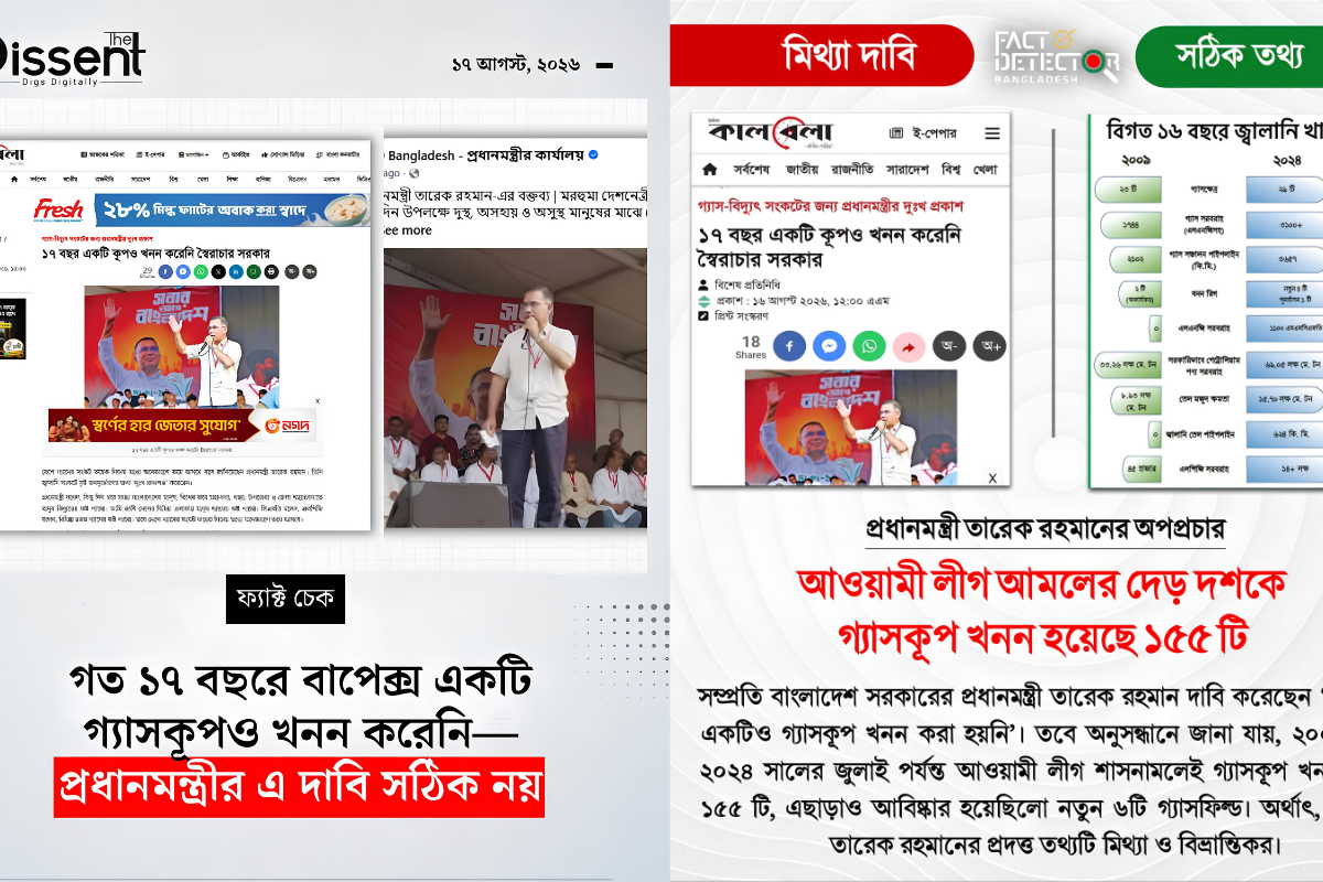 Fact-Checkers Dispute Tarique Rahman’s Claim on Gas Well Drilling