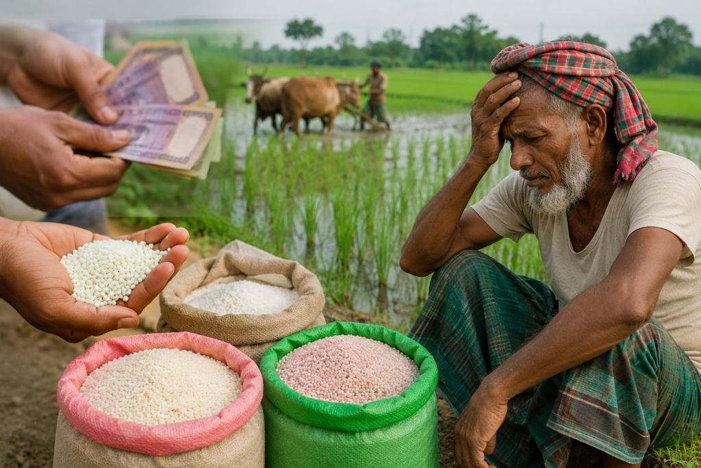 Farmers struggle as fertiliser prices rise in Bauphal 3 Farmers struggle as fertiliser prices rise in Bauphal