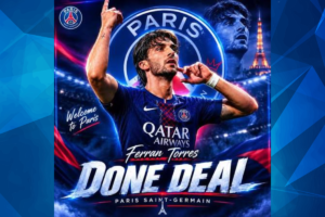 Ferran Torres Joins Paris Saint-Germain from Barcelona Until 2031
