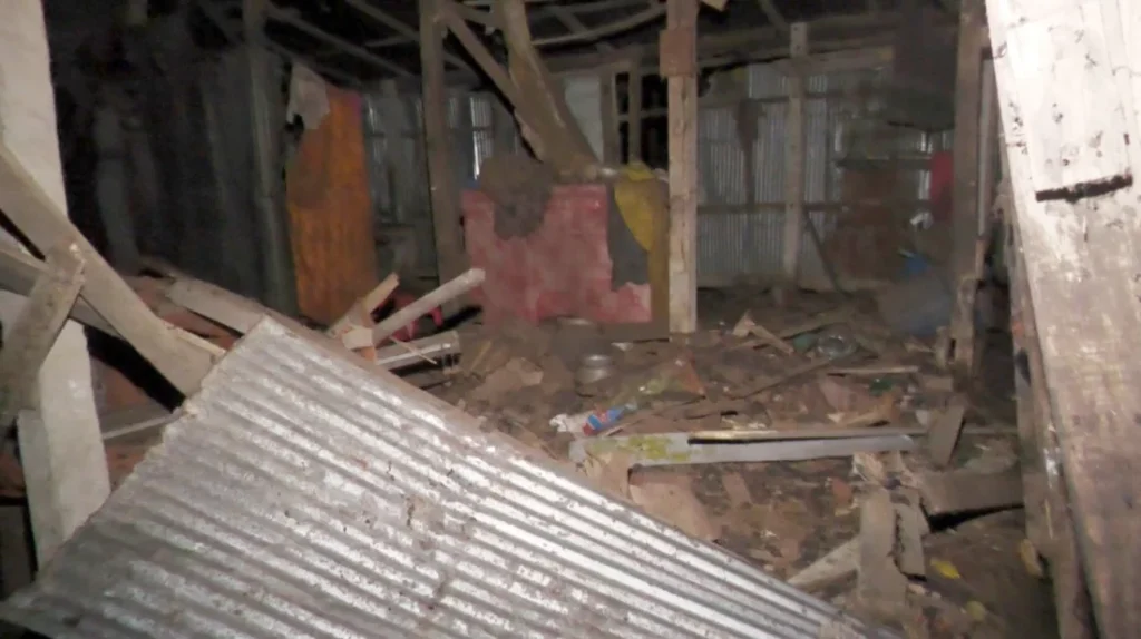 Hand grenade blast destroys abandoned house in Madaripur, spreading panic 3 Hand grenade blast destroys abandoned house in Madaripur spreading panic Hand grenade blast destroys abandoned house in Madaripur, spreading panic
