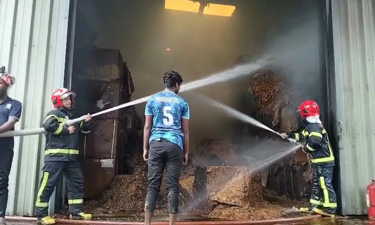Massive Blaze Engulfs BAT Tobacco Warehouses