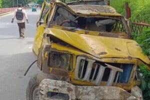 Pickup Overturns in Rangamati, Killing Four
