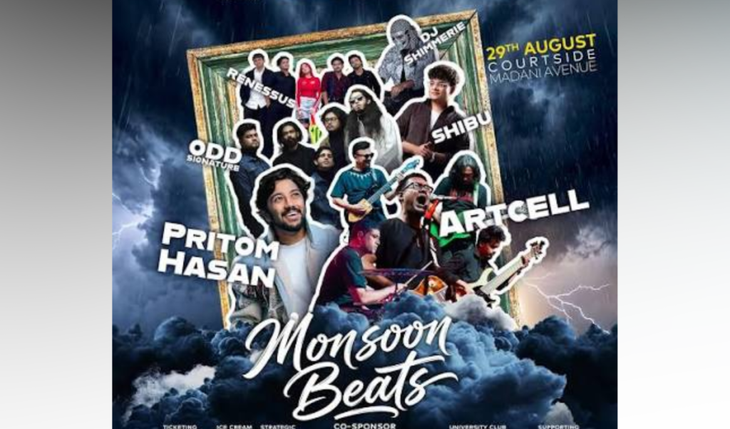 Pritom Hasan and Artcell Set to Headline Monsoon Beats Concert