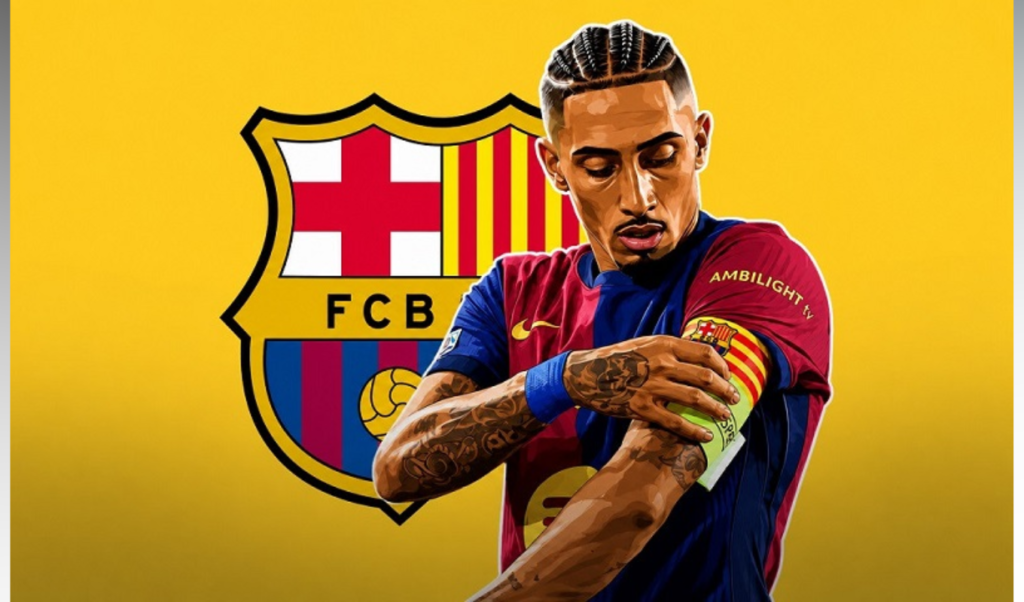 Raphinha Named Barcelona’s First Ever Brazilian First Team Captain