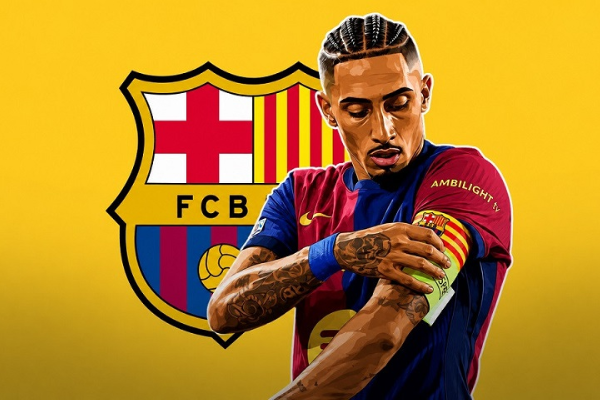 Raphinha Named Barcelona’s First Ever Brazilian First Team Captain