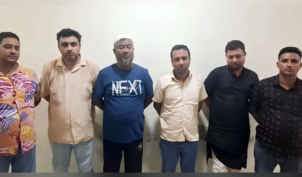 Six Jashore Awami League Figures Detained During Secret Meeting Six Jashore Awami League Figures Detained During Secret Meeting