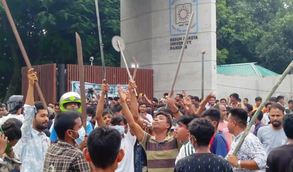 Tensions Mount At BRUR As Armed Political Factions Mass Tensions Mount At BRUR As Armed Political Factions Mass