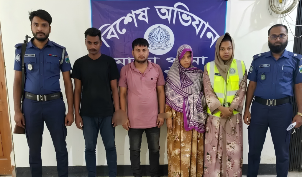 Three Arrested in Naogaon Over Honeytrap Extortion Plot Three Arrested in Naogaon Over Honeytrap Extortion Plot