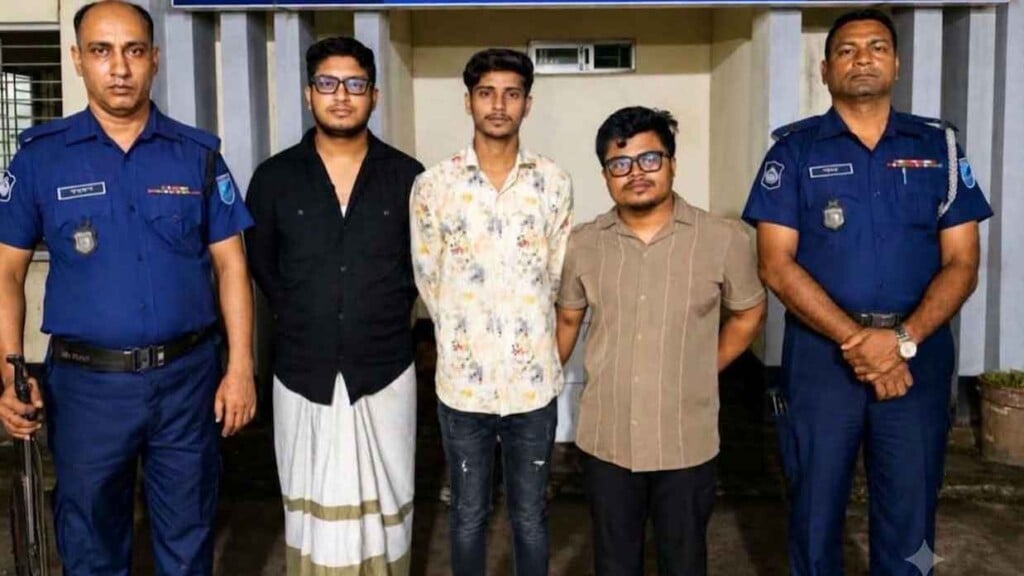Three Chhatra League Leaders Arrested in Narsingdi Three Chhatra League Leaders Arrested in Narsingdi