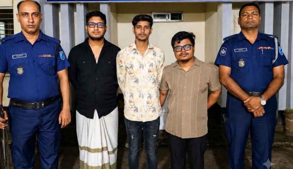 Three Chhatra League Leaders Arrested in Narsingdi