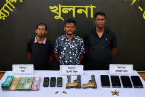 Three Members of Infamous ‘B Company’ Gang Arrested in Khulna