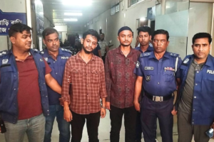 Two Arrested With Foreign Pistol After Robbing Truck Driver In Narsingdi