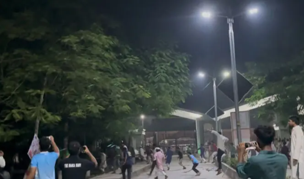 Violence Erupts at Begum Rokeya University Over Controversial Photo Exhibition Violence Erupts at Begum Rokeya University Over Controversial Photo Exhibition