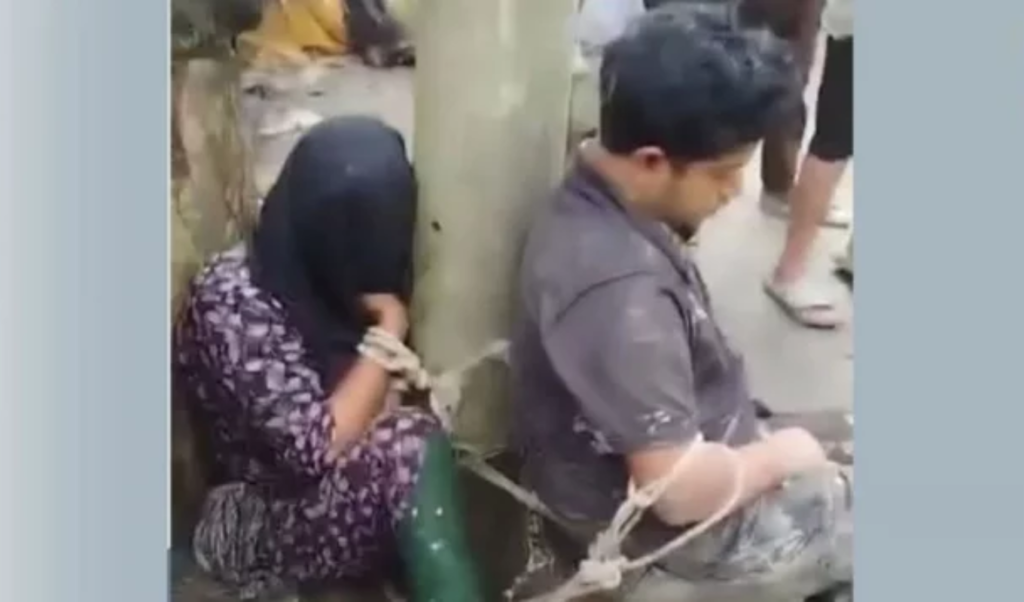 Woman and Man Bound and Assaulted Over Alleged Extramarital Affair