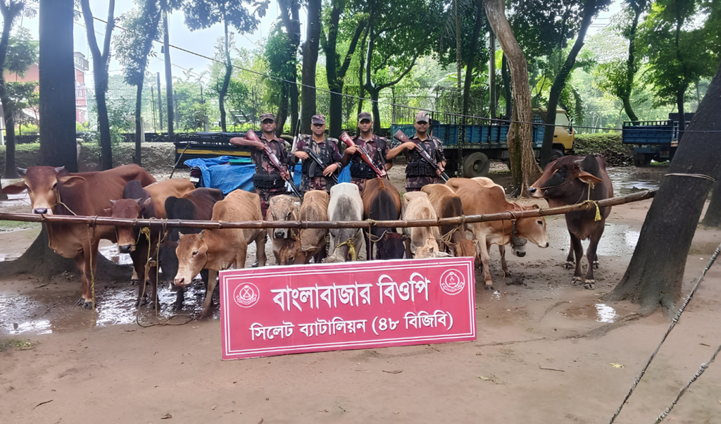 Border guards seize smuggled goods worth Tk 1.86 crore in Sylhet
