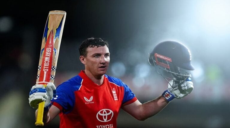 Brook Century Sets Up England’s Record T20 Win