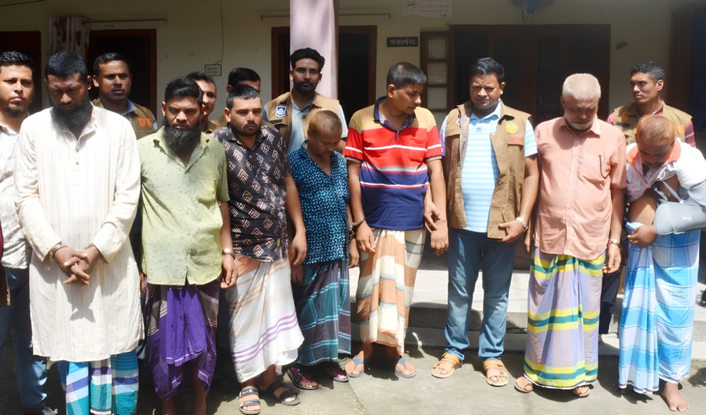 Eight Arrested as Police Uncover Major Rajshahi Jewellery Burglary