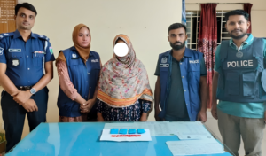 Female Drug Trader Arrested with Yaba Pills in Dowarabazar