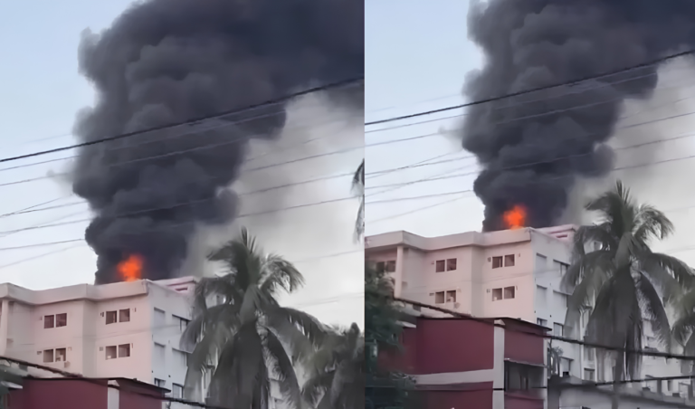 Fire Breaks Out at Mymensingh Medical College Hospital Child Ward