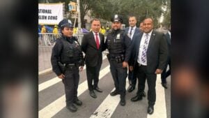 Former Student Turned NYPD Officer Meets Bangladesh Prime Minister Tarik Rahman