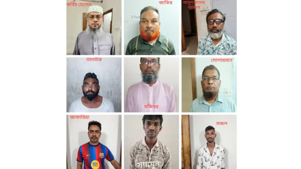 Nine Arrested in Dhaka Following Major Armed Heist in Dhanmondi Nine Arrested in Dhaka Following Major Armed Heist in Dhanmondi
