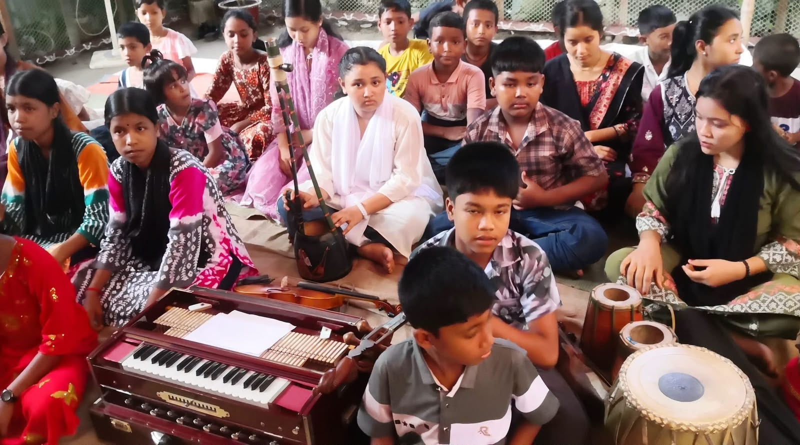 Norwegian Ambassador Visits Teesta Village Drawn by Childrens Folk Music 2 Norwegian Ambassador Visits Teesta Village Drawn by Childrens Folk Music