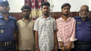 Police Arrest Three Youths in Savar With Foreign Firearm