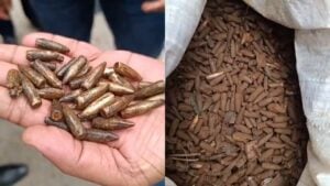 Police Recover Bag Containing 24kg of Lead Bullets in Lakshmipur Police Recover Bag Containing 24kg of Lead Bullets in Lakshmipur