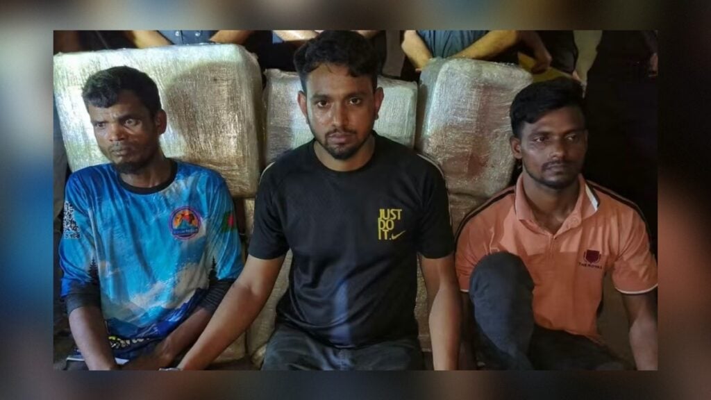120kg Cannabis Seized from Bus Chassis, Three Held