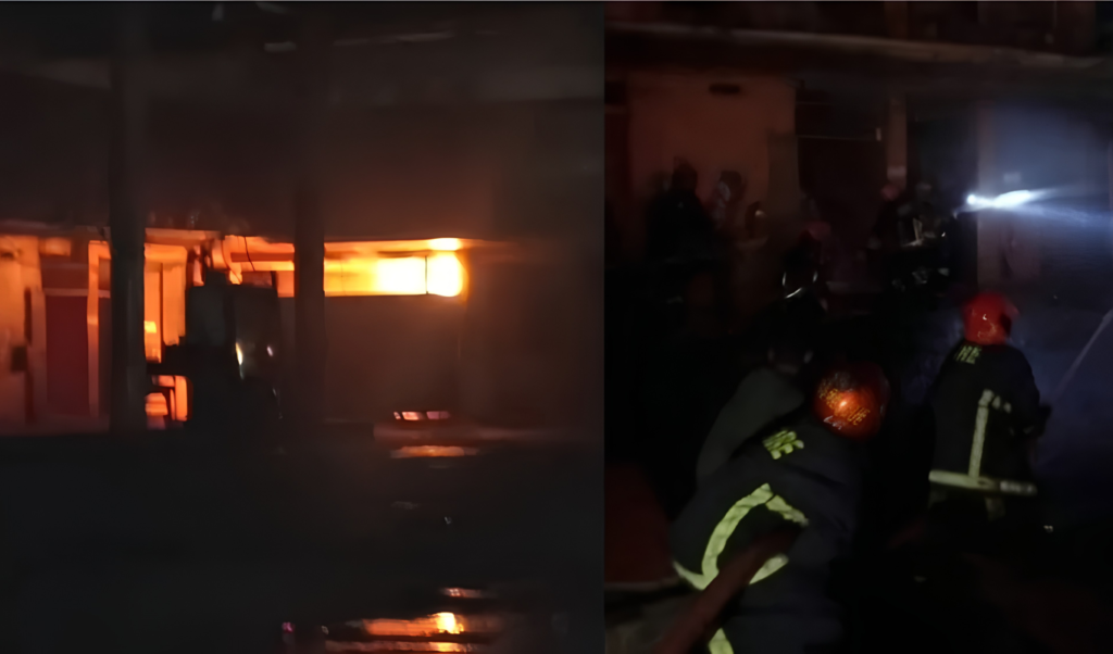 Fire Breaks Out at Comilla Highway CNG Station's Cascade Room
