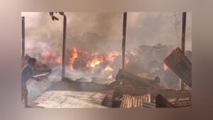 Fires Destroy Three Textile Waste Warehouses in Gazipur