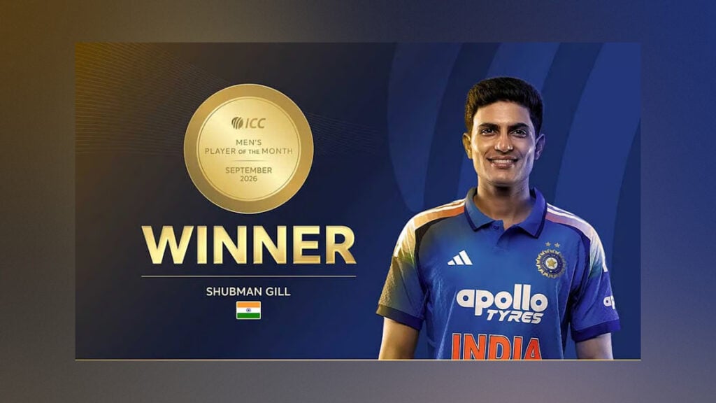 Gill Rewrites ICC Awards Record as Shafali Shines for India