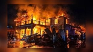 Historic Cinema Hall Gutted in Gauripur Blaze