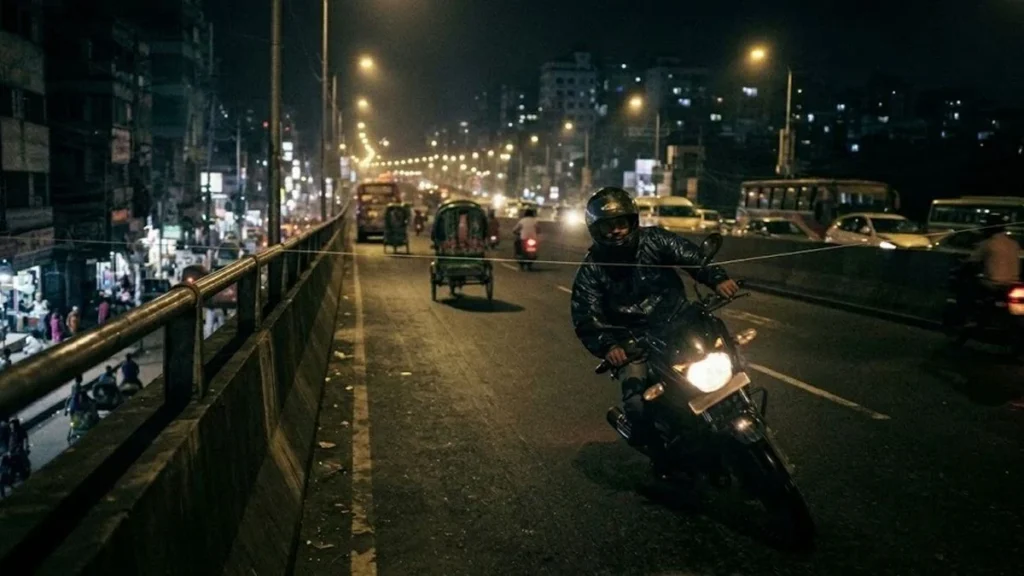 Lethal 'Nylon Thread' Trap Emerges as New Danger for Motorcyclists on Dhaka Flyovers