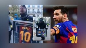 Messi-Signed Barcelona Shirt Stolen Amid Paris Unrest