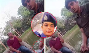 Police Officer Withdrawn After Bribery Footage Surfaces in Habiganj