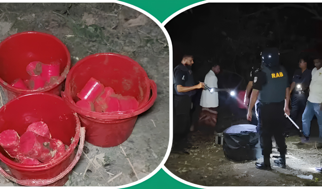 Police Recover 17 Improvised Explosives Hidden in Chapainawabganj Orchard