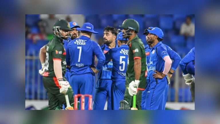 Rashid and Rahmat Propel Afghanistan Past Struggling Bangladesh